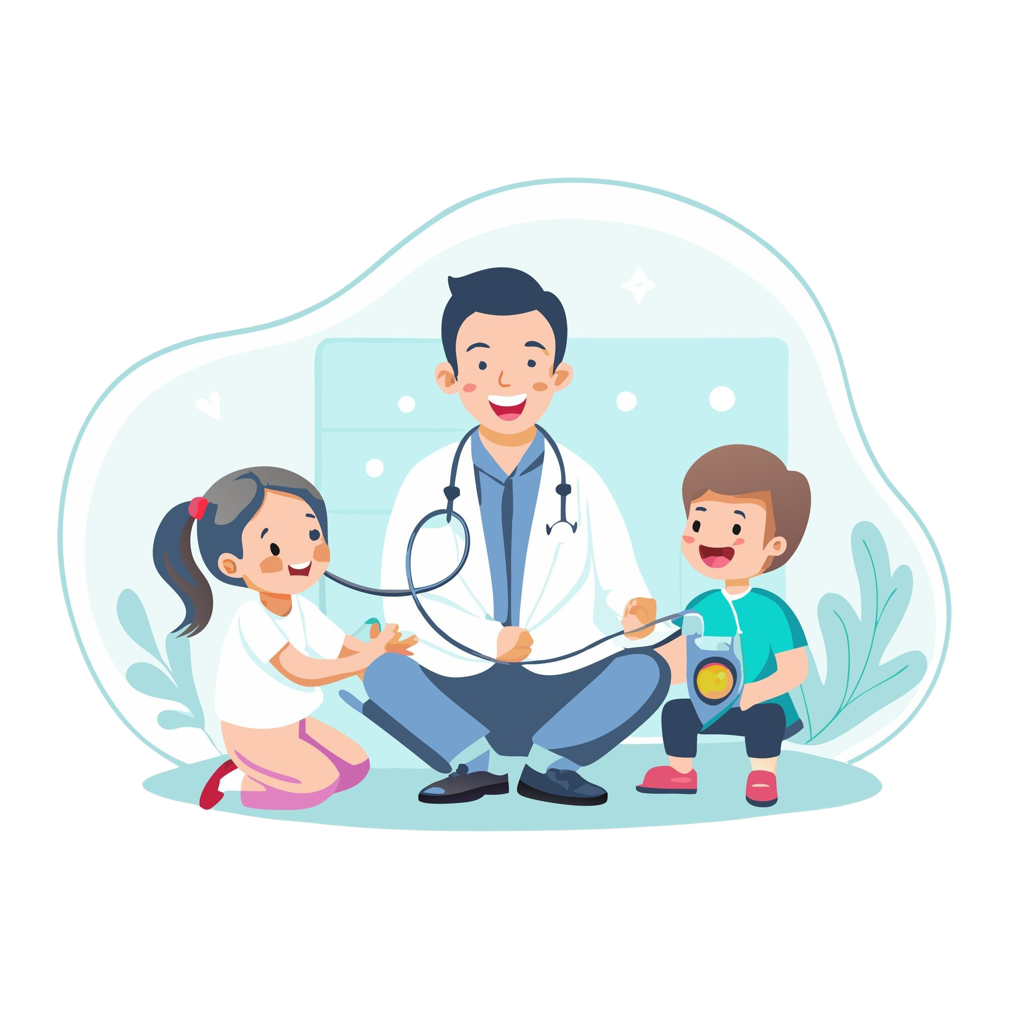 doctor-background-illustration-medical-consult-with-diverse-doctors-generative-ai