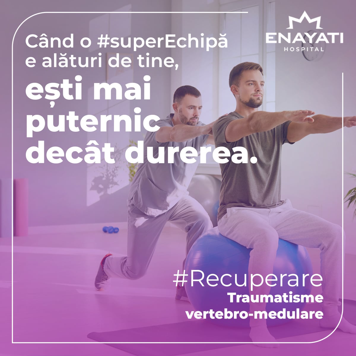 Pachet Recuperare Traumatisme vertebro-medulare