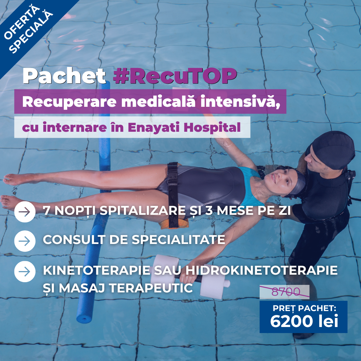 #RecuTOP – recuperare medicală intensivă, cu internare, în Enayati Hospital