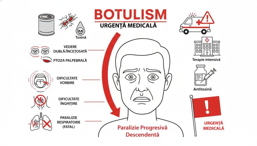 Simptomele botulismului