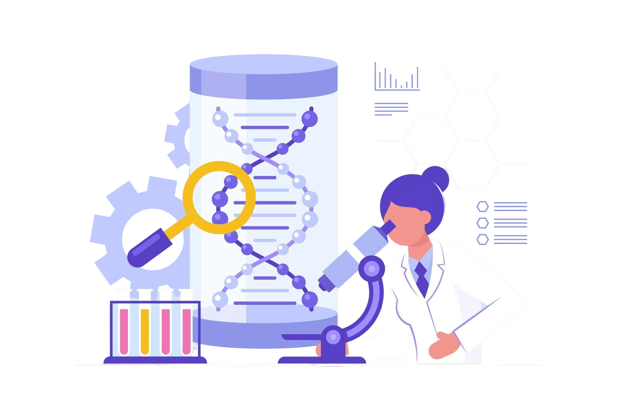 flat-design-biotechnology-concept-with-scientist