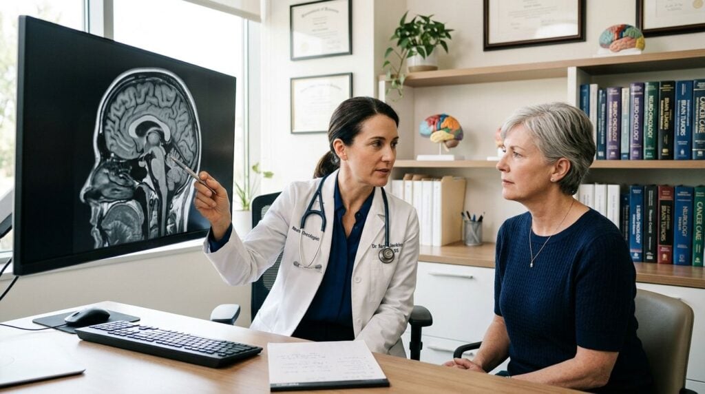 Cancerul cerebral cu tumori primare sau metastaze