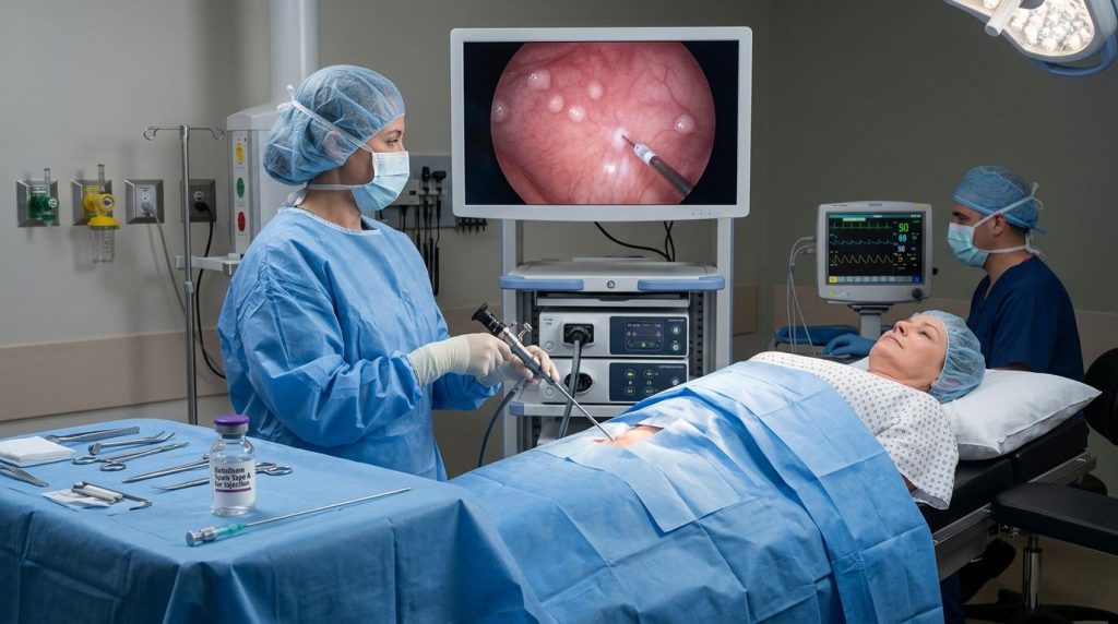 Injectia cu toxina botulinica in detrusor