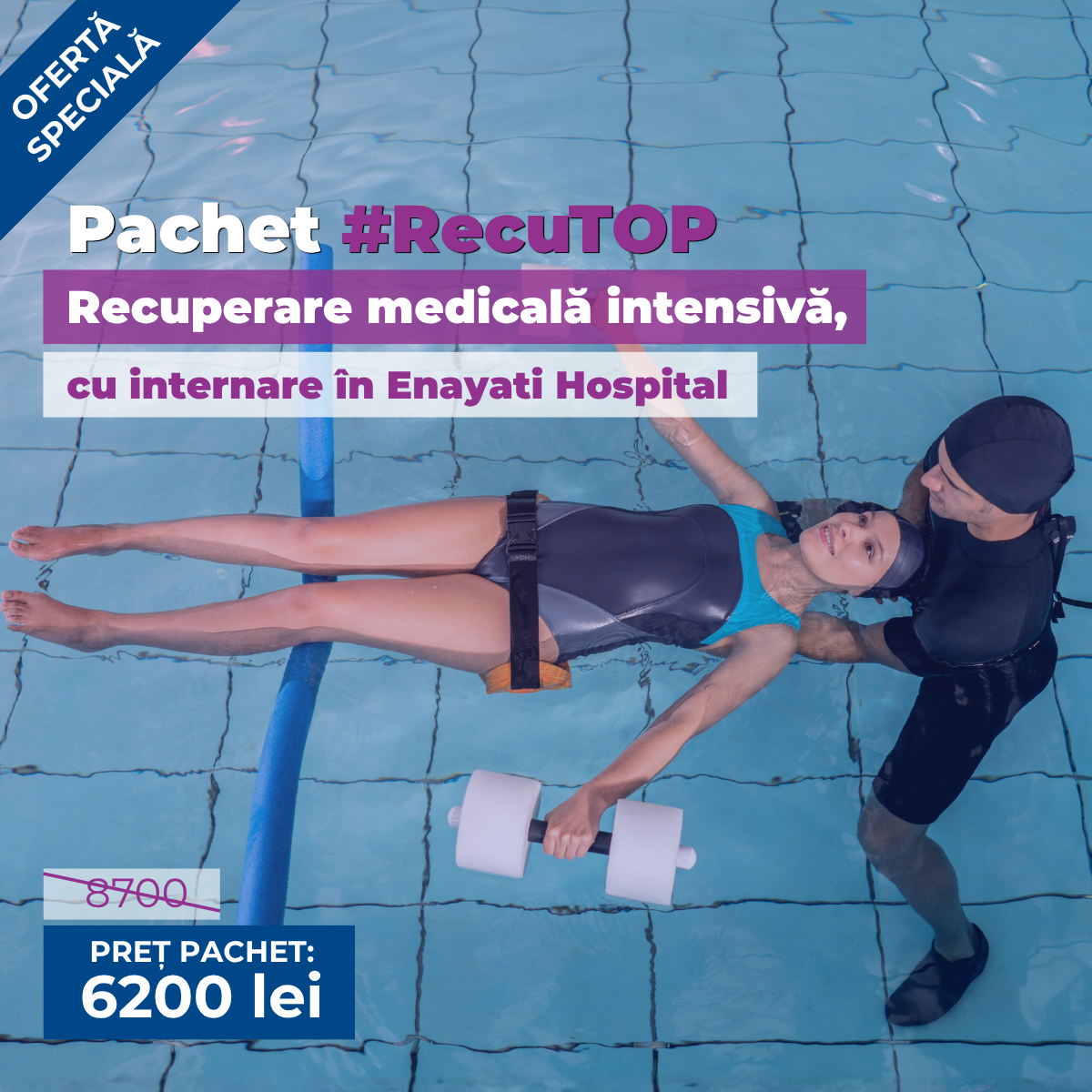 #RecuTOP – recuperare medicală intensivă, cu internare, în Enayati Hospital