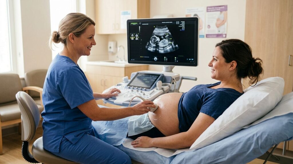 Morfologia fetală în trimestrul 3 și pregătirea pentru naștere
