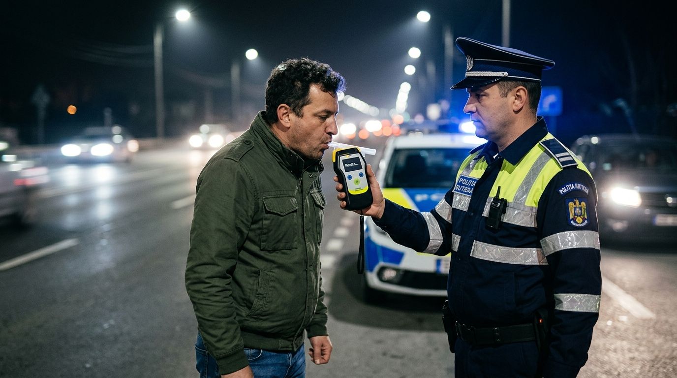 Alcooltestul și diferența dintre aerul expirat și sângele recoltat