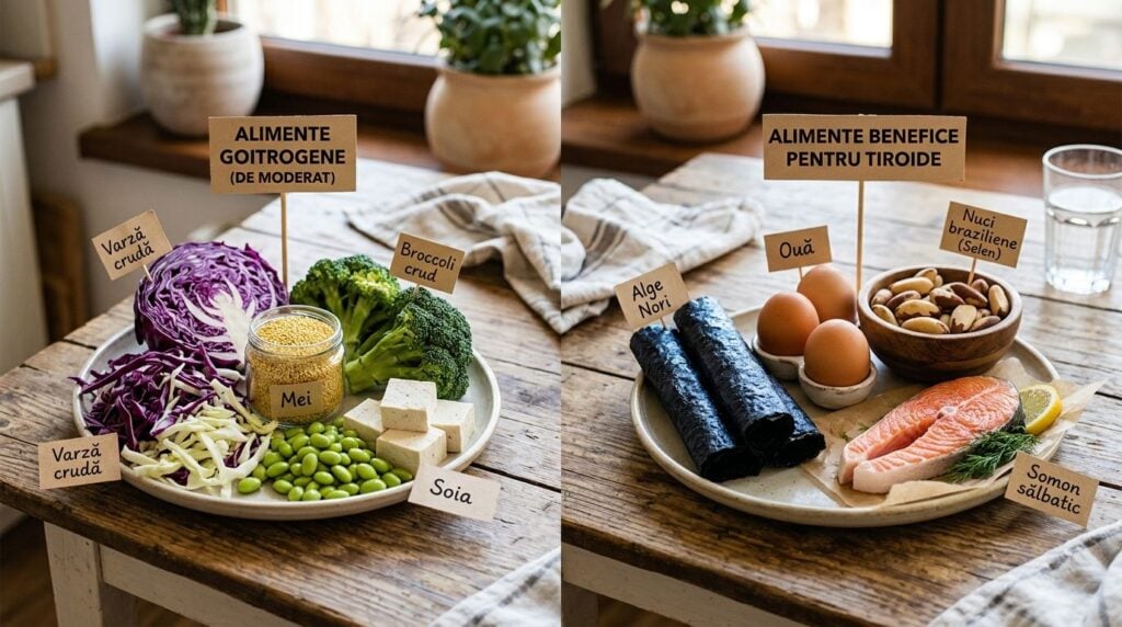 Alimentele care afectează funcția tiroidiană și ce trebuie evitat