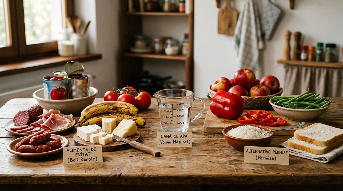 Alimentele care suprasolicită rinichii și ar trebui evitate în boli renale