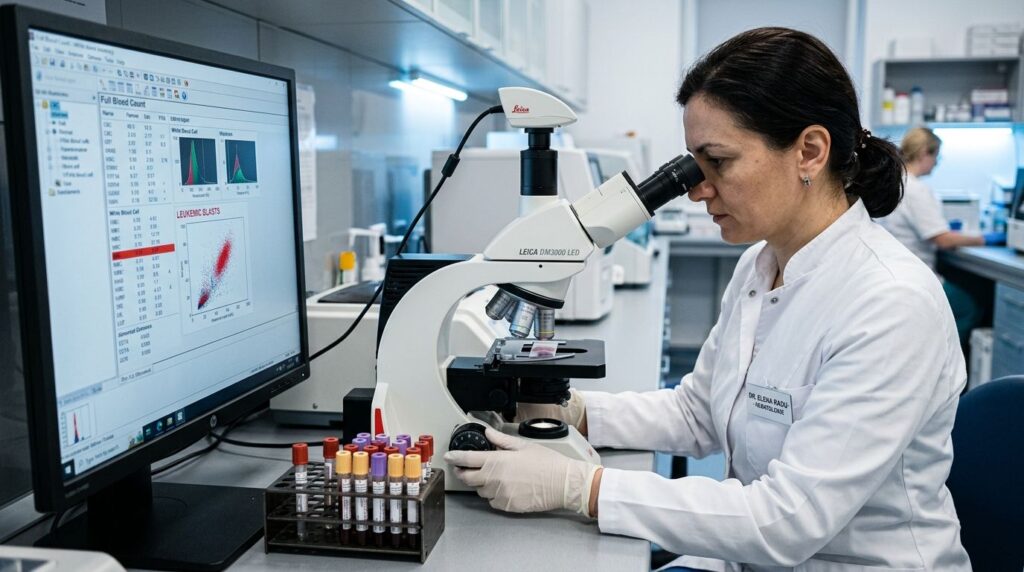 Analizele care indică leucemia și investigațiile hematologice esențiale