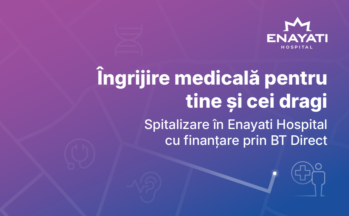 Soluții de finanțare BT Direct 100% online pentru pacienții Enayati Hospital