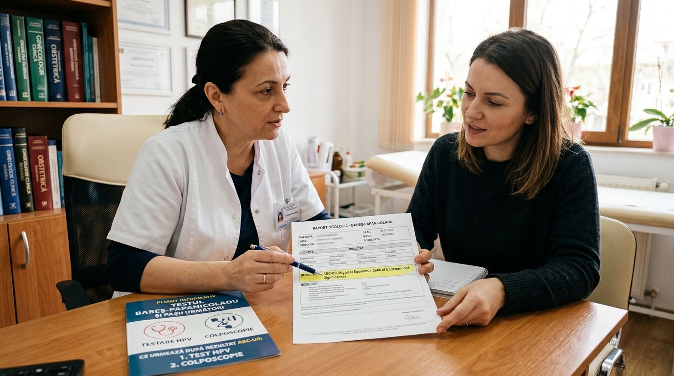 Celulele scuamoase ASC-US la testul Papanicolaou și ce urmează