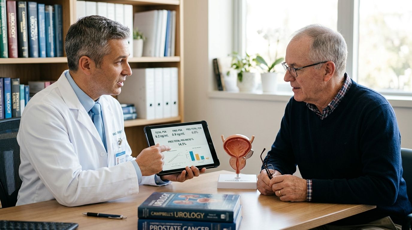 PSA-ul liber și raportul free/total în diagnosticul de prostată